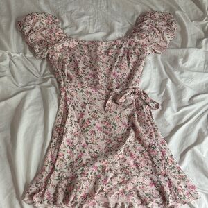 Floral Puff Sleeve Dress